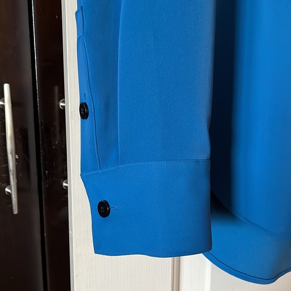 Blouse by Theory, Sz Large, Beautiful blue/green - Picture 3 of 7